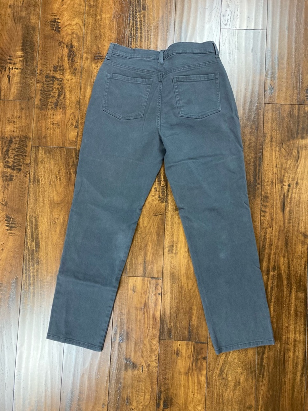 GLORIA VANDERBILT Women’s Amanda Jeans Charcoal Gray Straight Leg Size 8 Short - Picture 12 of 13